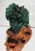 Đá Malachite mịn với tinh thể khoáng tinh thể Kistler Những điều tốt đẹp đôi đá trang trí đánh bóng Peacock xanh trang trí