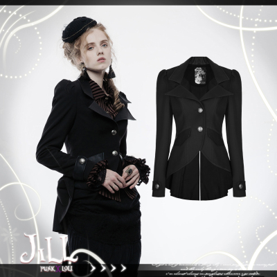 taobao agent O Jill O Goth Goth ancient city poem elegant slim suit dress jacket PUNK RAVE WY880