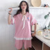 Top 2019 xu hướng thời trang mới nhỏ tươi đơn giản ngọt ngào dễ thương thoải mái đồ ngủ mỏng phù hợp với phụ nữ - Pyjama shop thời trang nam Pyjama