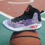 Giày bóng rổ trẻ em Oblhi Nike Curry 4 trẻ em 6 thế hệ 5 học sinh tiểu học trẻ em giày bóng xanh Giày thể thao trẻ em lớn - Giày bóng rổ sneaker nam