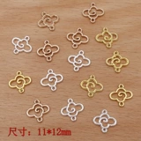 10 цветовых гарантийных сплавов Полово пористые соединительные кусочки цветов