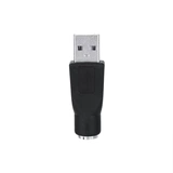 PS/2 MD6 Женщина до USB 2.0 Мужской адаптер разъем для KeyB