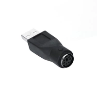 PS/2 MD6 Женщина до USB 2.0 Мужской адаптер разъем для KeyB