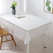 Maple Lin dùng một lần khăn trải bàn chống dầu nhựa khăn trải bàn chấm phá vỡ bàn trong suốt vải dày hộ gia đình - Các món ăn dùng một lần