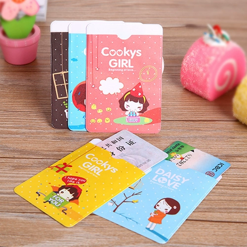 Чехол для проездного, мультяшный двусторонний картхолдер