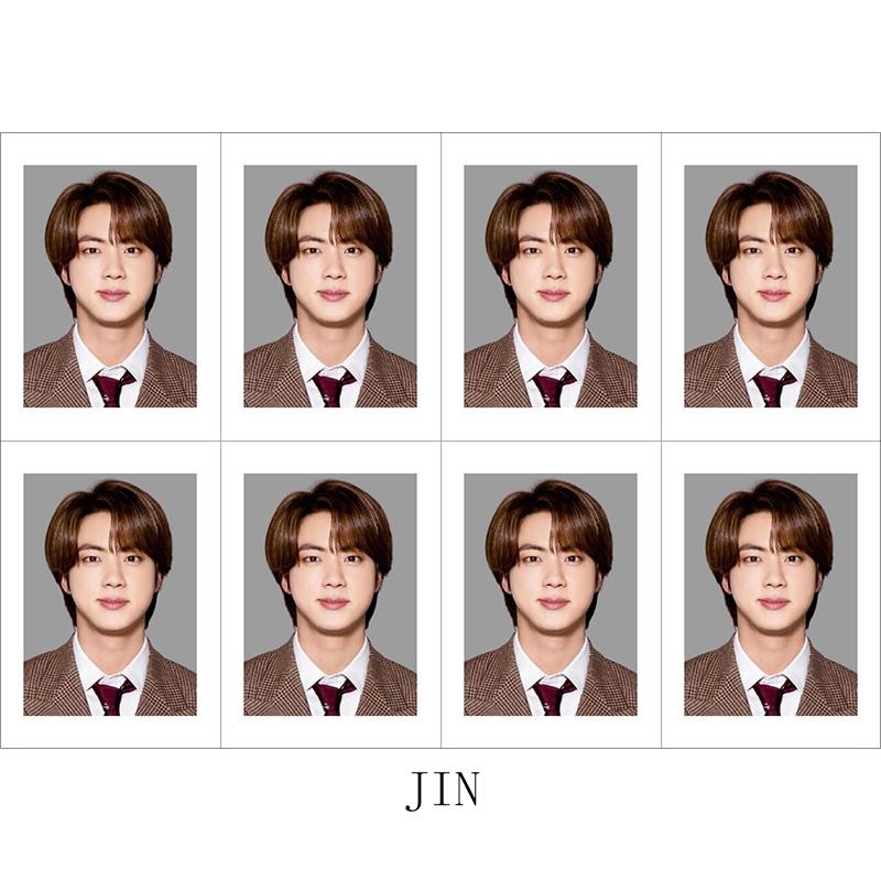 JINBulletproof Youth League FESTA8THANNIVERSARY8  periphery Same One inch ID Photo