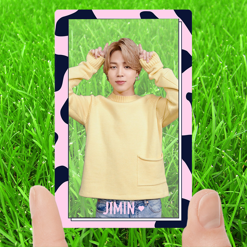 Park Chi MinBulletproof Youth League 2021 Japan fans Club  periphery Same transparent Small card