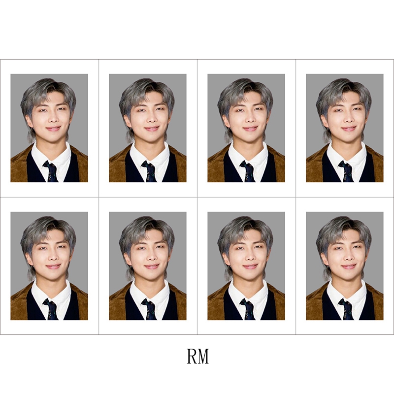 RMBulletproof Youth League FESTA8THANNIVERSARY8  periphery Same One inch ID Photo