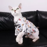 Кошачья одежда летняя для волос с домашней одеждой собака маленькая собака тонкая одежда