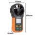 Huayi PM6252B/A kỹ thuật số máy đo gió cầm tay có độ chính xác cao đo thể tích không khí và dụng cụ kiểm tra nhiệt độ và độ ẩm