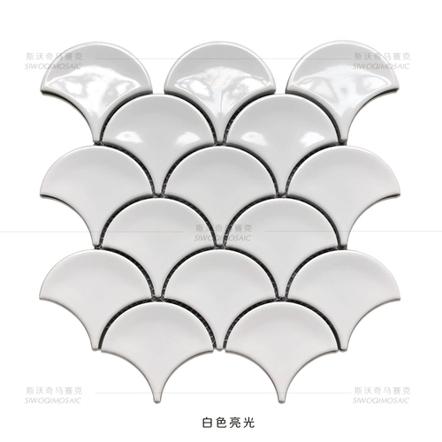 Вентилятор керамический мозаичный фон фон стены рыбь