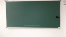 Зеленая Доска 铝框教学磁性大绿板 黑板无尘粉笔板90*150cm 办公黑板挂式留言板