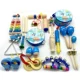Orff gói đồ chơi bộ gõ kết hợp càng sớm càng giảng dạy trợ trống bé nhịp và đồ chơi âm nhạc tambourine trẻ em món quà
