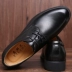 Của nam giới kinh doanh chính thức giày dép nam của nam giới giày cao thêm kích thước lớn 48 breathable giày cưới rỗng giày nam giày quai hậu nam Sandal