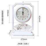 Новые китайские двойные часы с часами часы китайский тип ветрового стола Тип колокольчиков, дома, тихой сете