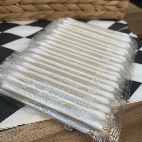 Импортная упаковка, ватные палочки для путешествий, портативная ухочистка для ушей, в корейском стиле, 100 шт