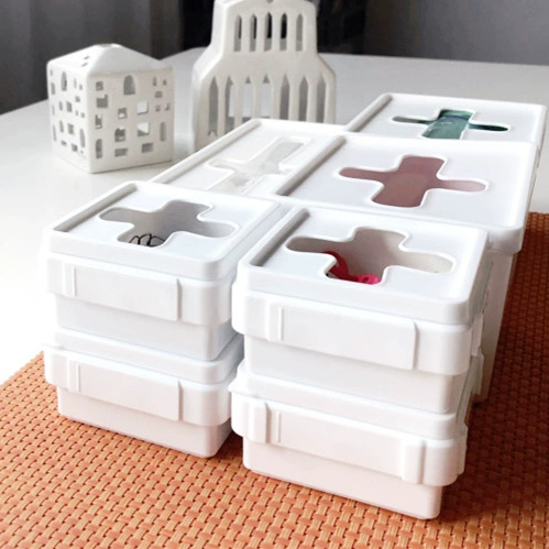 Японская импортная пластиковая коробка для хранения, ящик для хранения