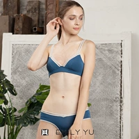 Yu Xiaodan EMILYYU Ba lê Modal Thoải mái Nhẫn thép siêu mỏng Bộ áo ngực - Bộ đồ lót quần lót phụ nữ