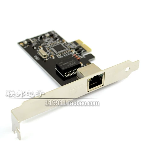 PCI-E Network Card 1000M Desktop Computer Independent сетевая карта PCIe 1x Gigabit Высокоскоростной сетевой карты Бесплатный диск Drive Drive