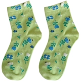 Tide, осенние хлопковые носки в форме цветка, японские летние тонкие гольфы, средней длины, в корейском стиле