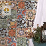 Маленькая плитка испанская рука -лаконичная кухня и лестница для ванной комнаты кирпич художественное фоновое цвет цветочный кусок кирпичная талия 150