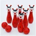 Trẻ em phim hoạt hình động vật bowling bé câu đố gỗ bowling chụp 1-3 tuổi đồ chơi túi