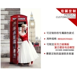 Уличный большой ретро красный телефон, фигурка с монетами, сделано на заказ, популярно в интернете