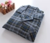 Mùa thu và mùa đông đơn giản kẻ sọc dày cotton nhung flannel nữ dài tay vài bộ đồ ngủ thiết lập dịch vụ nhà nam