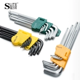 Мощный шестиугольный корпус гаечного ключа 1,5-10 мм расцвета сливы с отверстиями Группа инструментов T10-T50 Gonging 1/16