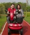 Xe tay ga vô hiệu hóa xe bốn bánh Weizhiqun 4034 với ghế đôi để đón xe ắc quy - Xe đạp điện Xe đạp điện