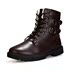 Giày mùa đông Martin ủng nam giày cotton nam Giày da cao cổ giày nam cộng với nhung ấm áp đôi giày bông tuyết chelsea boot nam giá rẻ Giày ống