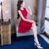 Hè 2019 phổ biến phụ nữ mới Hàn Quốc váy nữ cảm giác cổ tích khí chất cẩn thận máy một từ váy - A-Line Váy mẫu váy chữ a cho người béo A-Line Váy