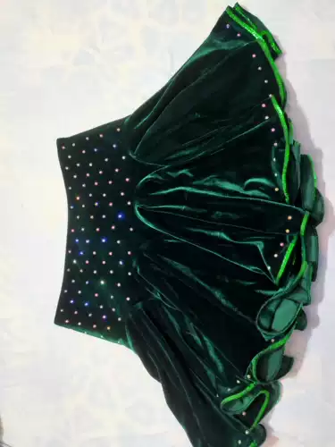 Мини-юбка, бархатная приталенная неваляшка, высокая талия, новая коллекция