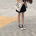Bunny Song 2018 new retro 1970s giày vải cao màu đen nữ Harajuku phiên bản Hàn Quốc của sinh viên ulzzang giầy bệt nữ Plimsolls