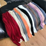 Базовый приятный телу зимний лонгслив, высокий воротник