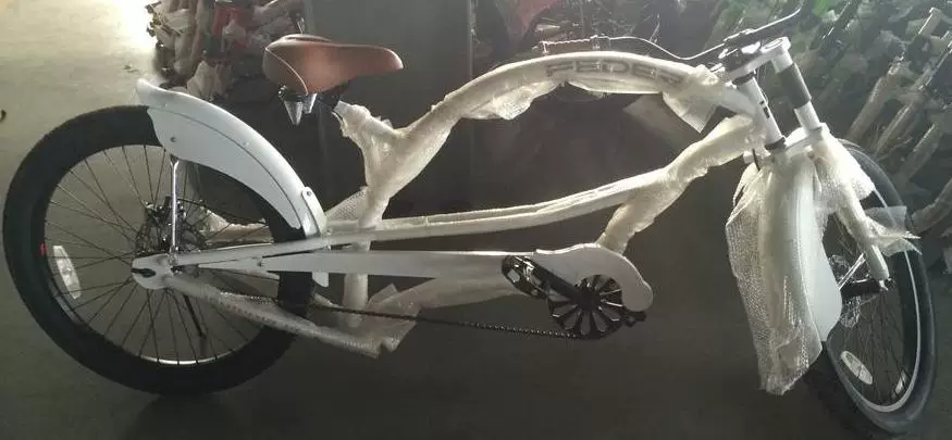 Long beach bike, frame, brake