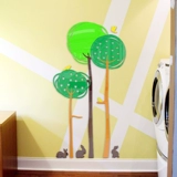 Grove 3D трехмерные акриловые наклейки на стену, декоративные наклейки на стену с героями мультфильмов для детской комнаты, наклейки на стену для детского сада