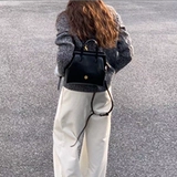 Брендовая демисезонная черная сумка, рюкзак, Южная Корея