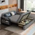 Giường sofa tùy chỉnh 
            , gấp đôi, có thể gập lại, giường có thể thu vào đa chức năng Căn hộ nhỏ 1,5m, phòng khách đôi, phòng ngủ, phòng ngủ riêng biệt sofa gỗ Ghế sô pha