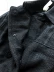 [Mất] 70% áo len. Áo khoác len đơn giản phần dài tay áo dài hàng duy nhất tối khóa màu đen đặc biệt cung cấp áo khoác nữ hàng hiệu Trung bình và dài Coat