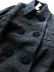 [Mất] 70% áo len. Áo khoác len đơn giản phần dài tay áo dài hàng duy nhất tối khóa màu đen đặc biệt cung cấp Trung bình và dài Coat