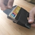 Ánh sáng và linh hoạt thời trang sợi carbon ví chủ thẻ chống trộm bàn chải RFID ác tính quét châu Âu và Hoa Kỳ người đàn ông thẻ ví da Ví / chủ thẻ