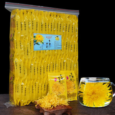 菊花茶菊花金丝皇菊一朵一杯特级菊花茶清热去火胎菊花茶决明子