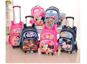 Hàn quốc phiên bản của phim hoạt hình túi Mickey Mouse phim hoạt hình trường hợp xe đẩy túi con gánh nặng ba lô trường tiểu học nam giới và phụ nữ túi