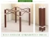 Bàn sắt chân bàn chân khung gấp khung kim loại tấm bàn dày đồ nội thất tùy chỉnh đơn giản bằng gỗ mới - FnB Furniture FnB Furniture