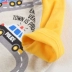 Quần áo trẻ em tay áo bảy điểm nam trẻ em bé 3 tuổi xe mùa thu Nhật Bản tay áo Nhật Bản áo thun thể thao khâu - Áo thun