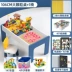 Bảng khối xây dựng cho trẻ em các hạt lớn bé trai và bé gái lắp ráp xếp hình đa chức năng Bàn đồ chơi bằng gỗ kích thước lớn 