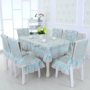Mới phong cách Trung Quốc bàn ghế bàn ghế ăn đệm ghế đệm trượt mat phù hợp với vải che cà phê khăn trải bàn vải ghế bìa - Khăn trải bàn khăn trải bàn nhựa pvc