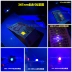 Đèn LED công suất cao 1W3W5 watt UV ánh sáng tím 365/385/395/405nm chữa tiền giấy kiểm tra bọ cạp diệt muỗi hạt đèn 