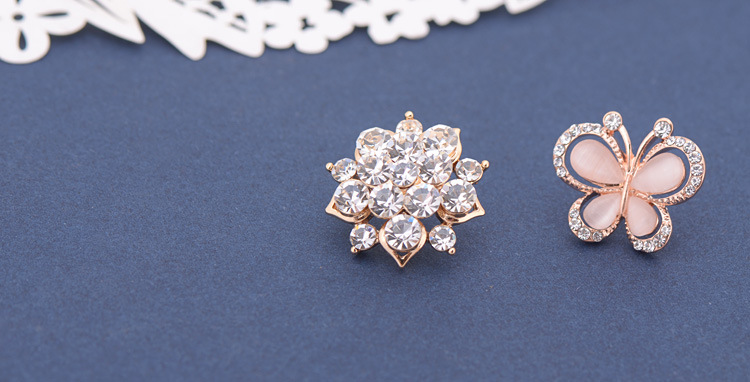 94-116 low clearance sweet flower diamond compact collar flower wholesale